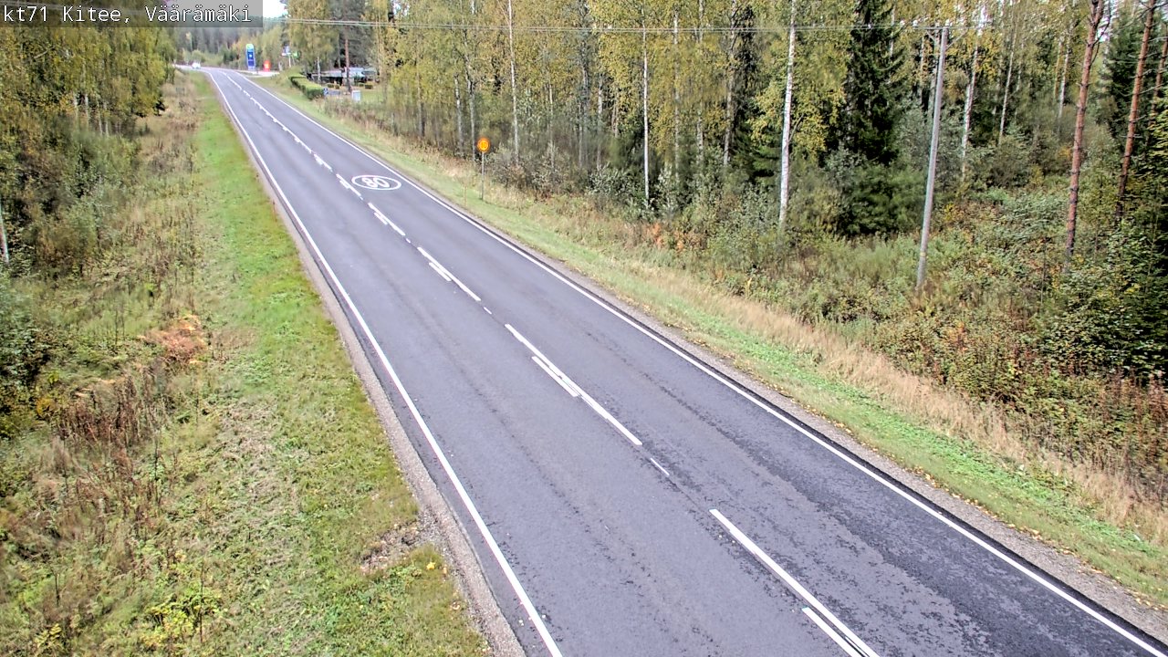 Kelikamerat Kuva Tie 71 Kitee, Väärämäki, Kitee, Pohjois-Karjala