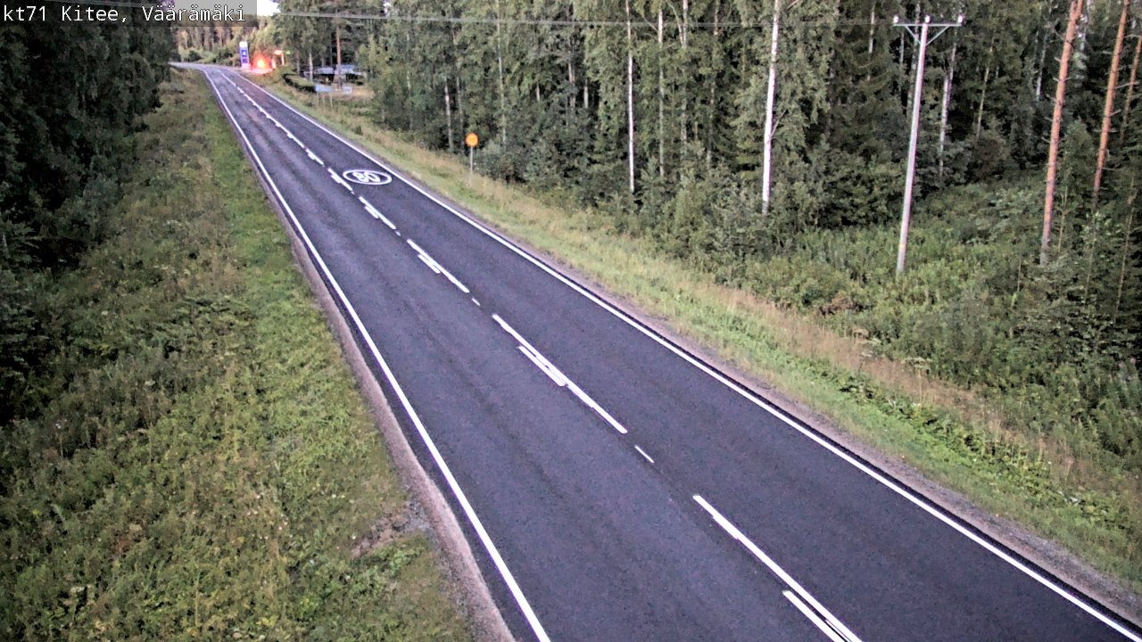 Kelikamerat Kuva Tie 71 Kitee, Väärämäki, Kitee, Pohjois-Karjala