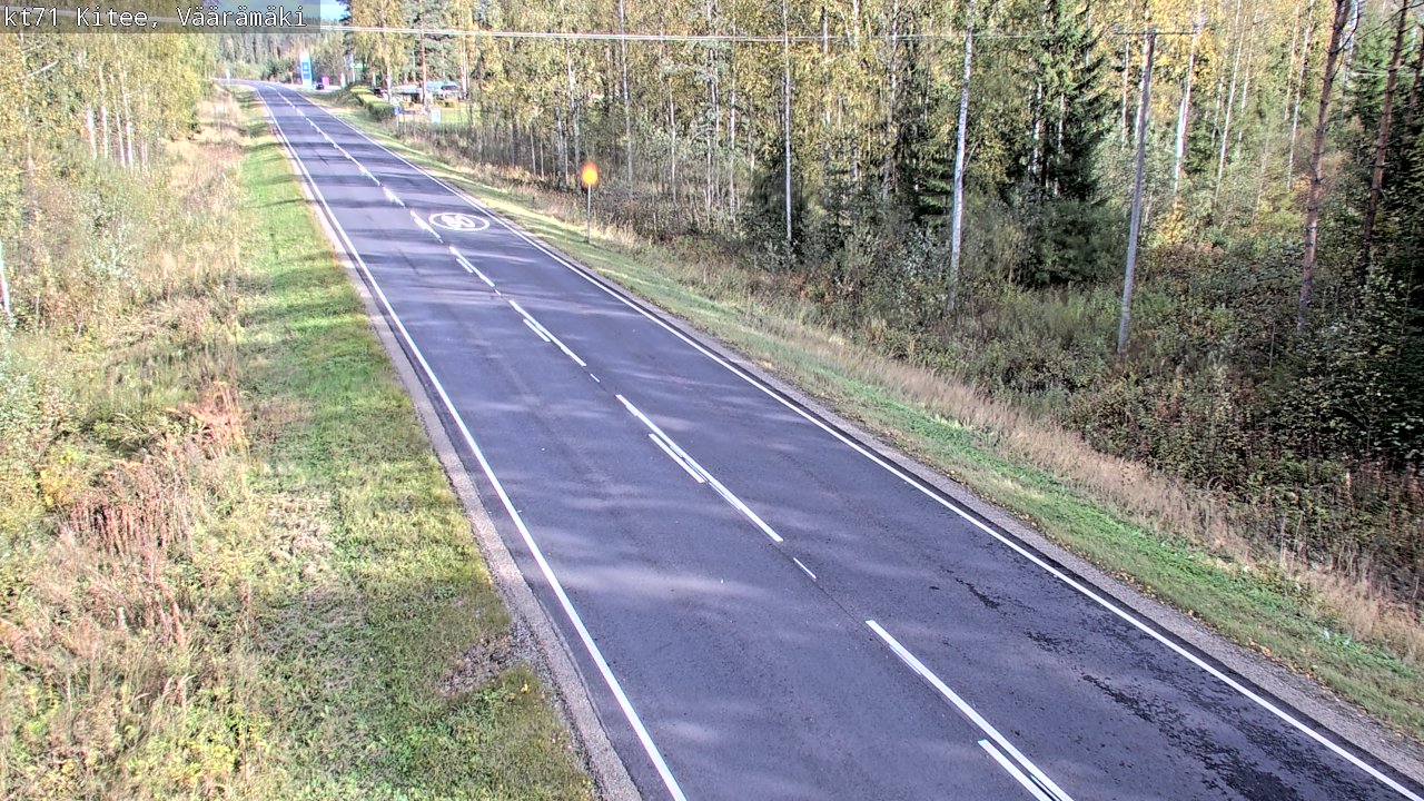 Weather Camera Image Väg 71 Väärämäki, Kitee, Pohjois-Karjala