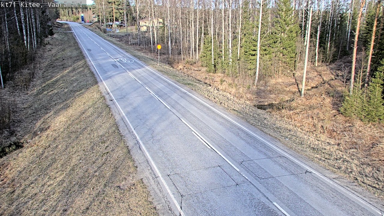 Kelikamerat Kuva Tie 71 Kitee, Väärämäki, Kitee, Pohjois-Karjala