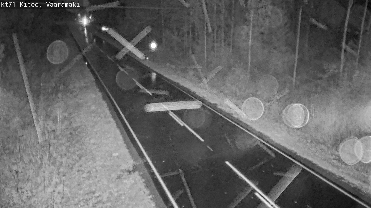 Kelikamerat Kuva Tie 71 Kitee, Väärämäki, Kitee, Pohjois-Karjala
