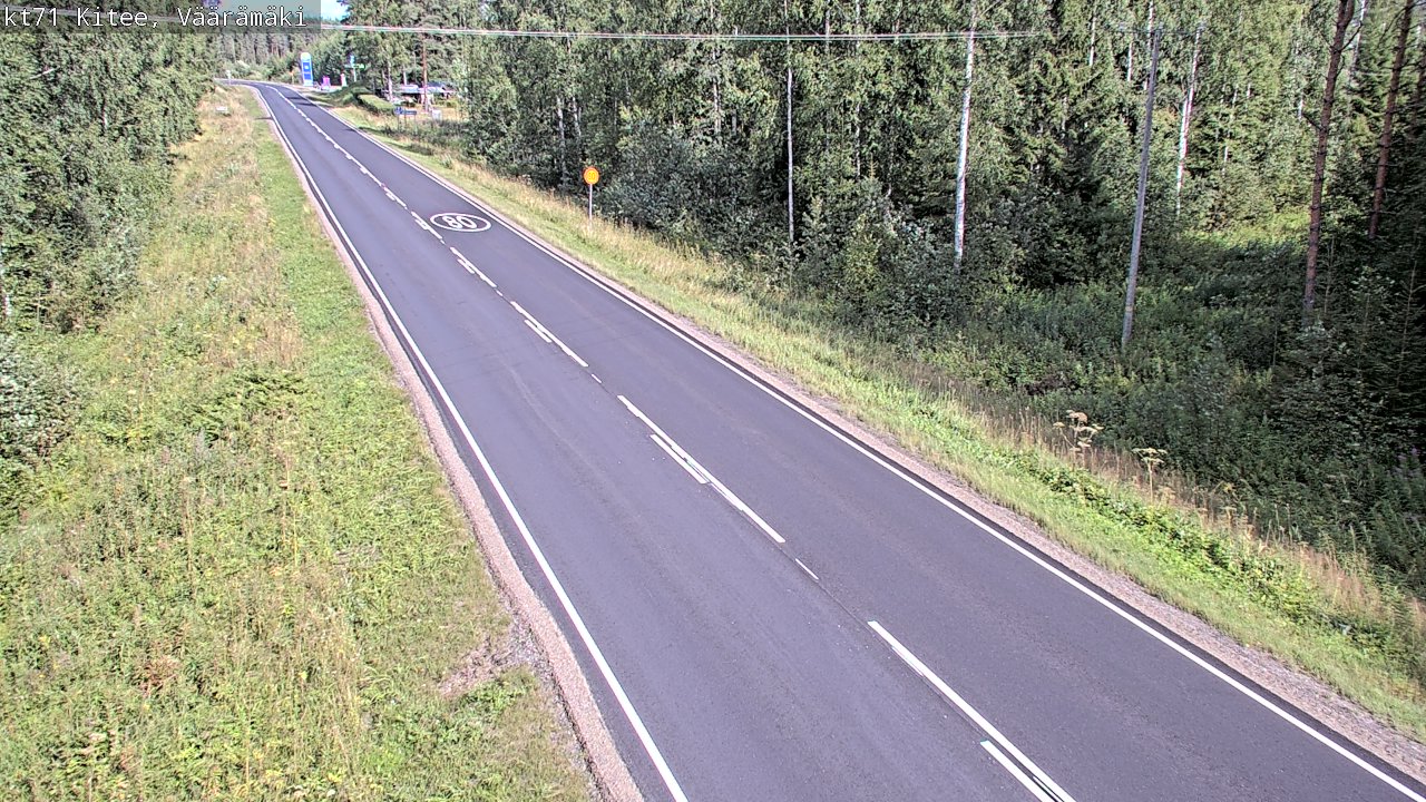 Kelikamerat Kuva Tie 71 Kitee, Väärämäki, Kitee, Pohjois-Karjala