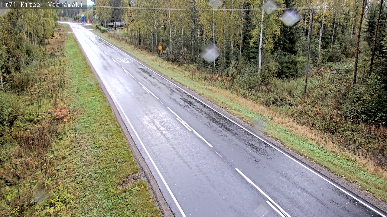 Weather Camera Image Road 71 Väärämäki, Kitee, Pohjois-Karjala