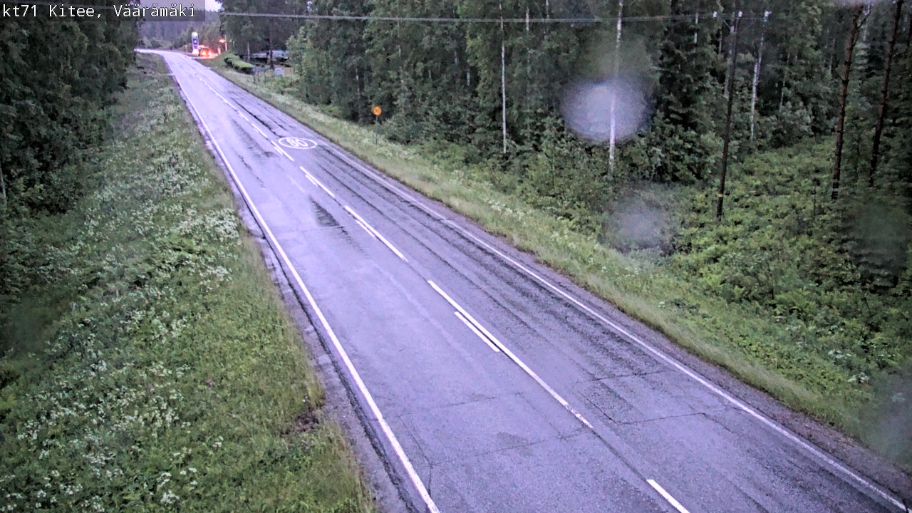 Kelikamerat Kuva Tie 71 Kitee, Väärämäki, Kitee, Pohjois-Karjala