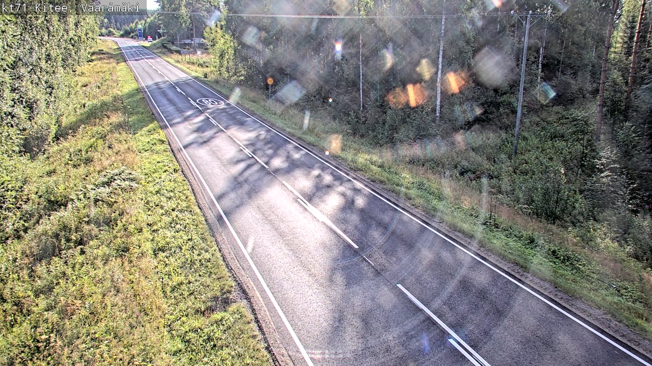 Weather Camera Image Road 71 Väärämäki, Kitee, Pohjois-Karjala