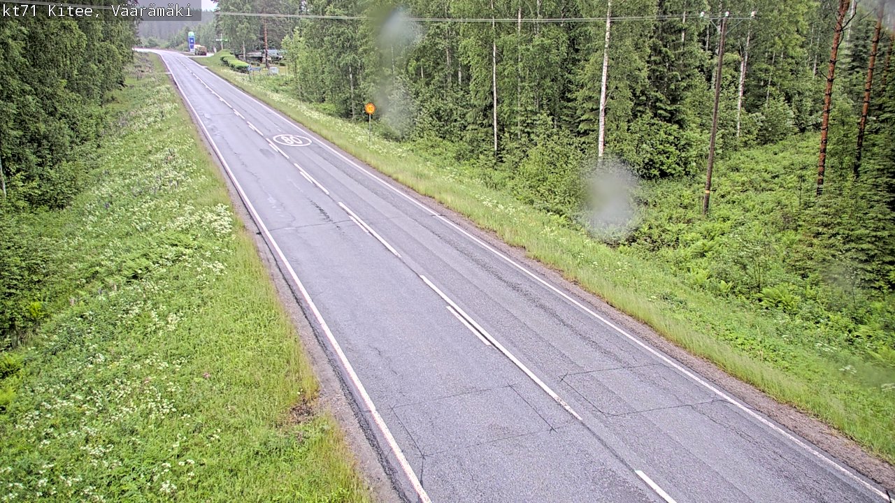 Kelikamerat Kuva Tie 71 Kitee, Väärämäki, Kitee, Pohjois-Karjala