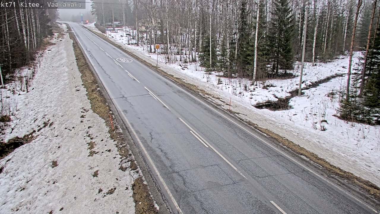 Kelikamerat Kuva Tie 71 Kitee, Väärämäki, Kitee, Pohjois-Karjala