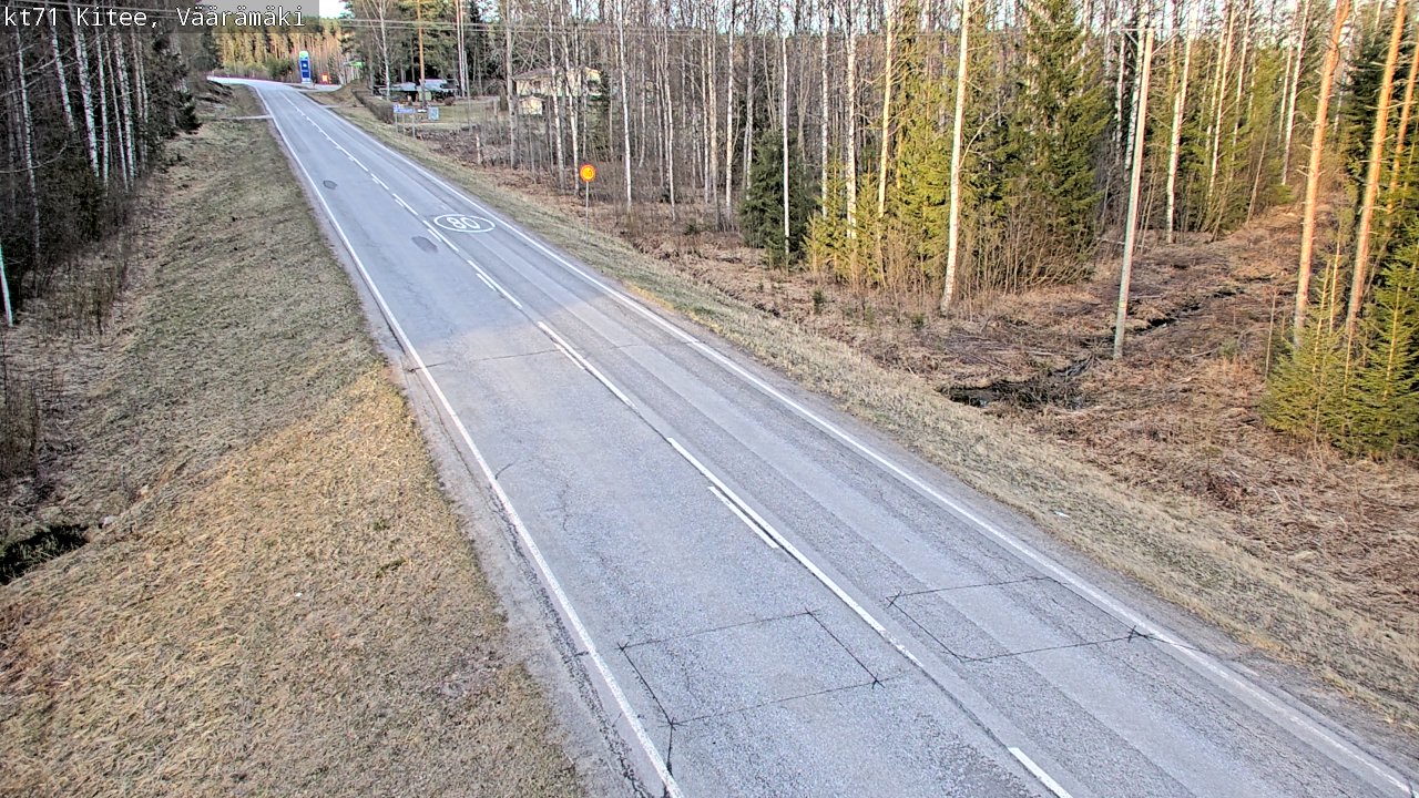 Kelikamerat Kuva Tie 71 Kitee, Väärämäki, Kitee, Pohjois-Karjala