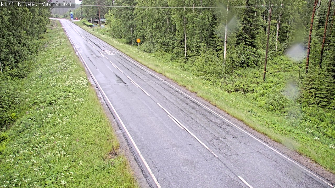 Kelikamerat Kuva Tie 71 Kitee, Väärämäki, Kitee, Pohjois-Karjala