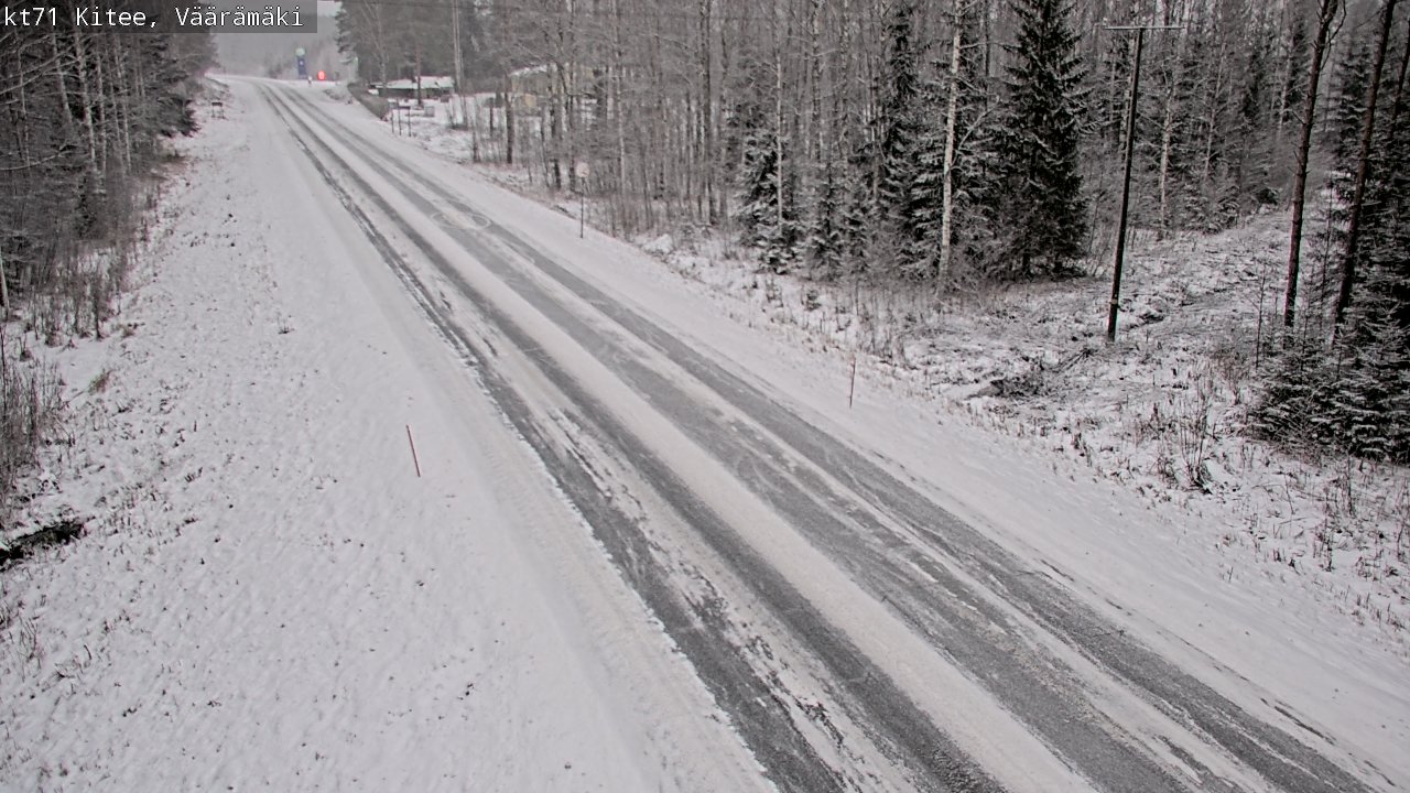 Weather Camera Image Väg 71 Väärämäki, Kitee, Pohjois-Karjala