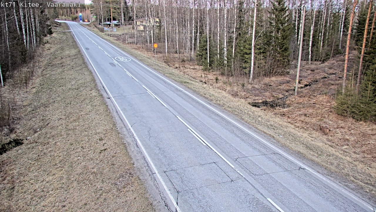 Kelikamerat Kuva Tie 71 Kitee, Väärämäki, Kitee, Pohjois-Karjala