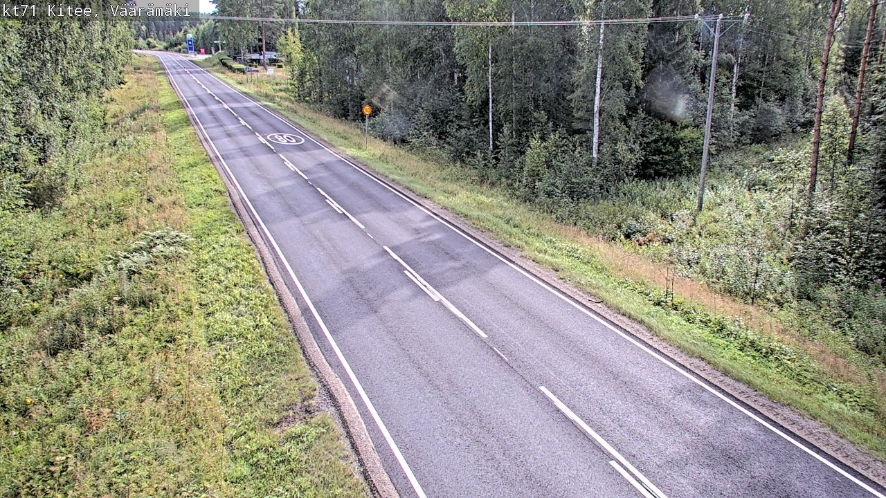 Weather Camera Image Road 71 Väärämäki, Kitee, Pohjois-Karjala