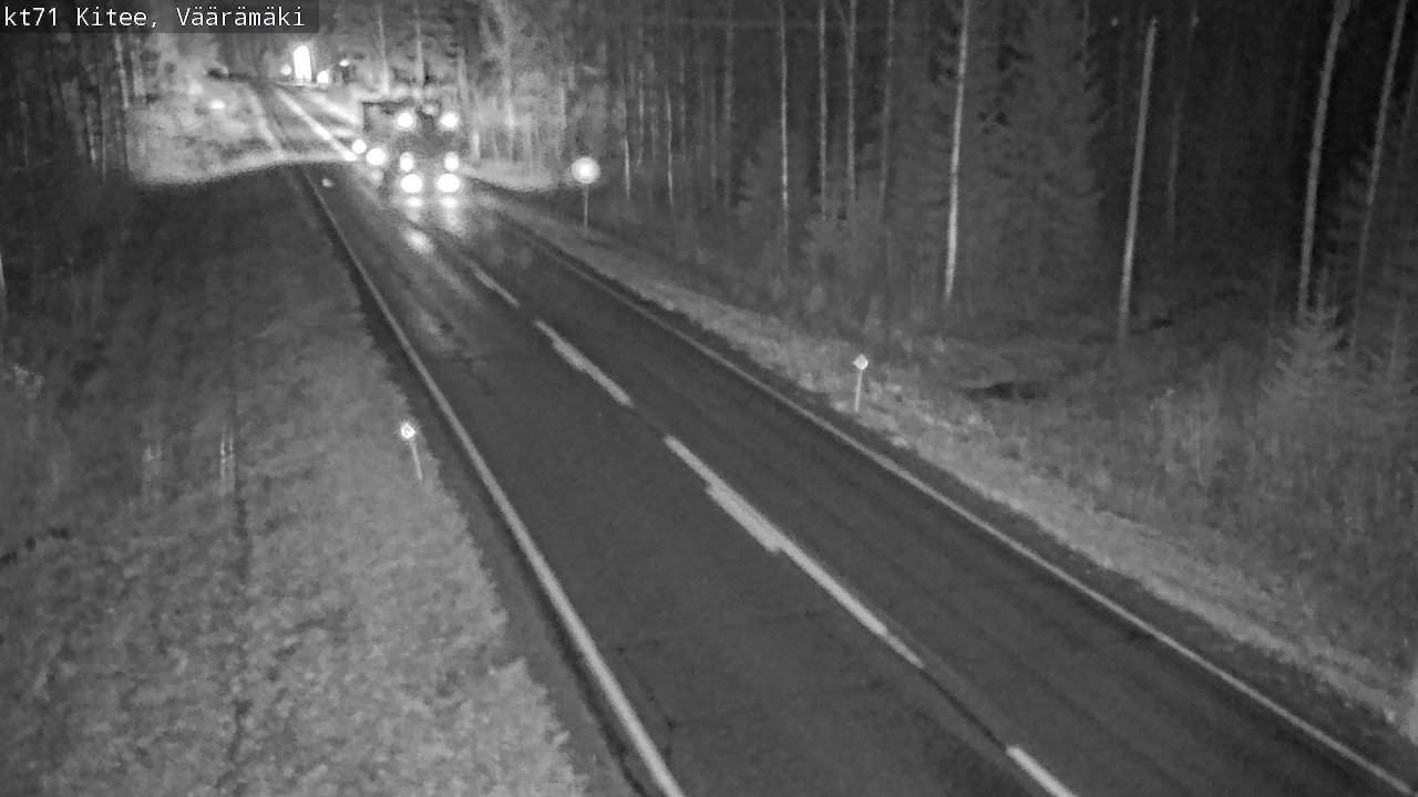 Kelikamerat Kuva Tie 71 Kitee, Väärämäki, Kitee, Pohjois-Karjala