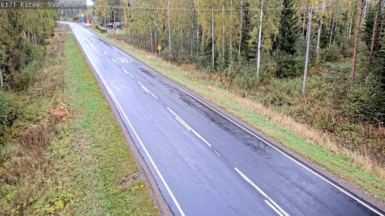 Kelikamerat Kuva Tie 71 Kitee, Väärämäki, Kitee, Pohjois-Karjala