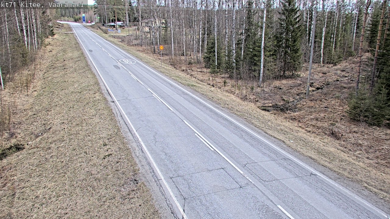 Kelikamerat Kuva Tie 71 Kitee, Väärämäki, Kitee, Pohjois-Karjala