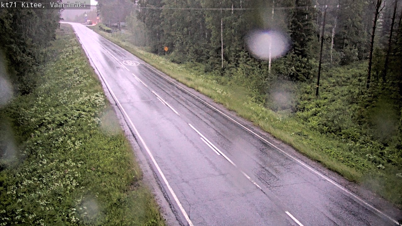 Kelikamerat Kuva Tie 71 Kitee, Väärämäki, Kitee, Pohjois-Karjala