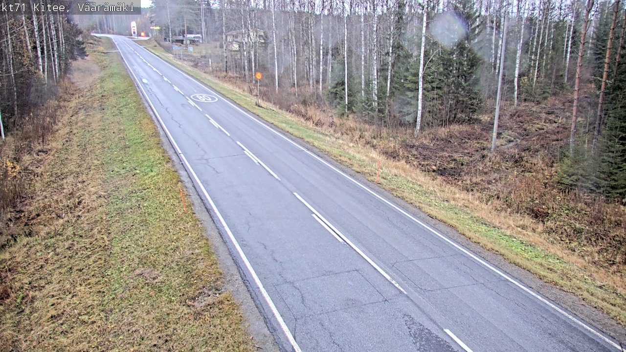 Kelikamerat Kuva Tie 71 Kitee, Väärämäki, Kitee, Pohjois-Karjala