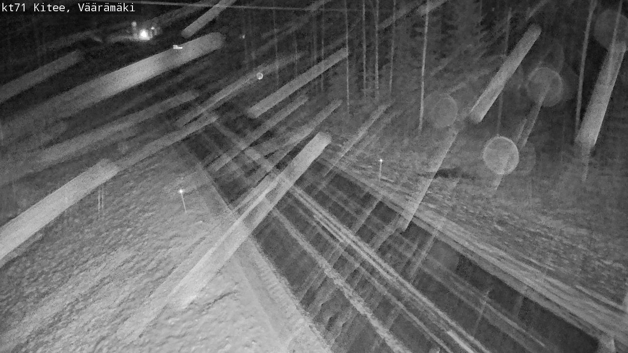 Weather Camera Image Väg 71 Väärämäki, Kitee, Pohjois-Karjala