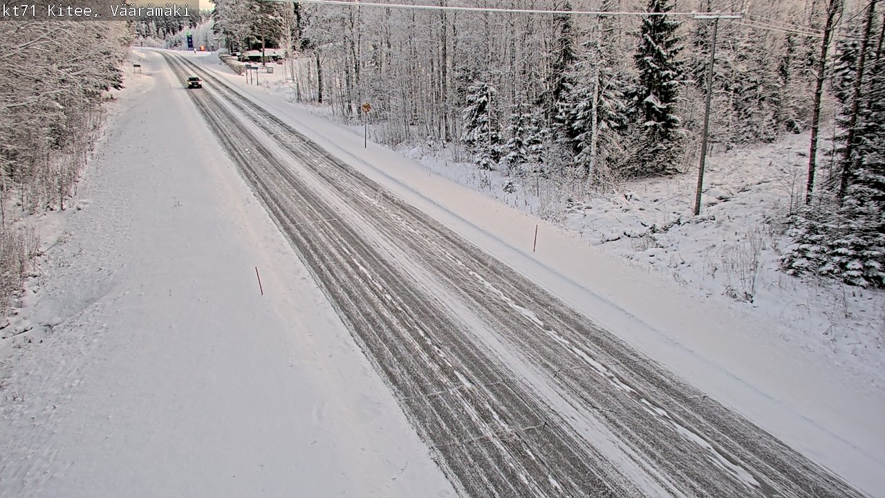 Weather Camera Image Road 71 Väärämäki, Kitee, Pohjois-Karjala