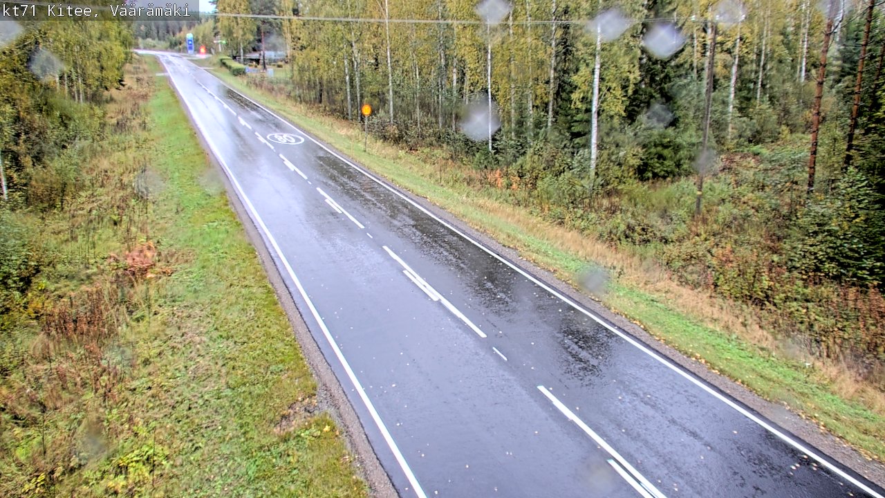 Weather Camera Image Road 71 Väärämäki, Kitee, Pohjois-Karjala