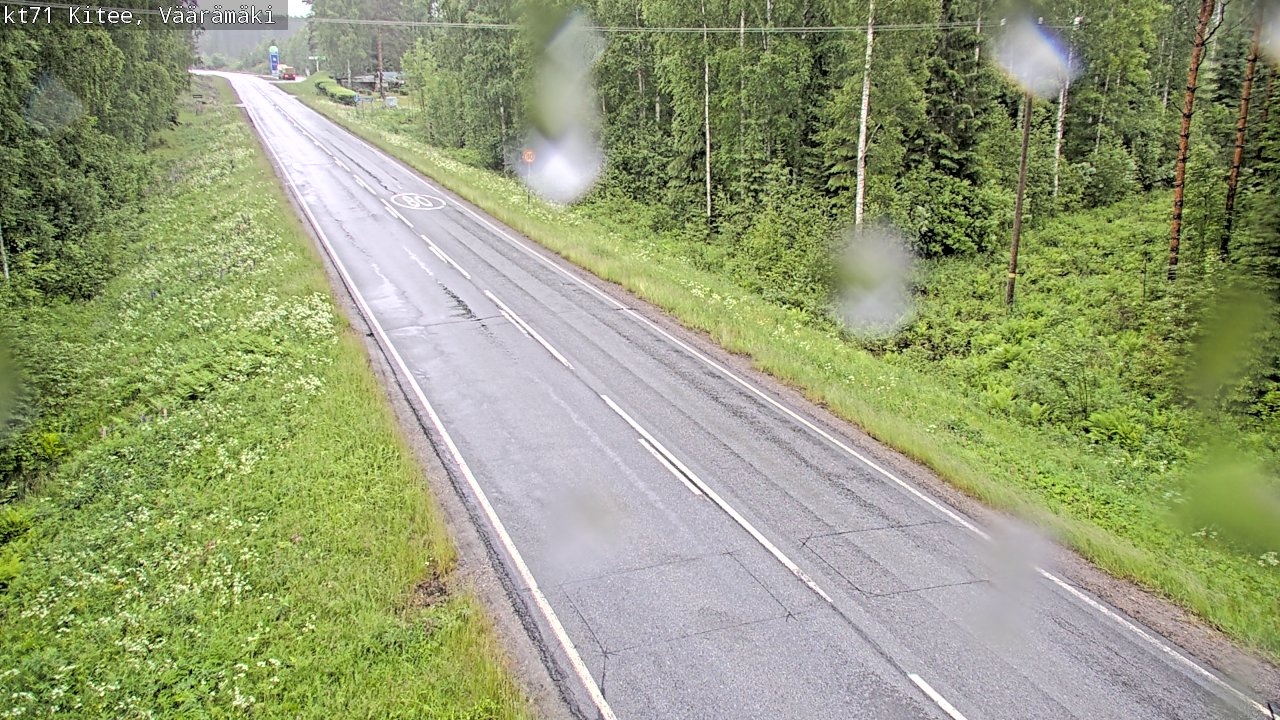 Kelikamerat Kuva Tie 71 Kitee, Väärämäki, Kitee, Pohjois-Karjala