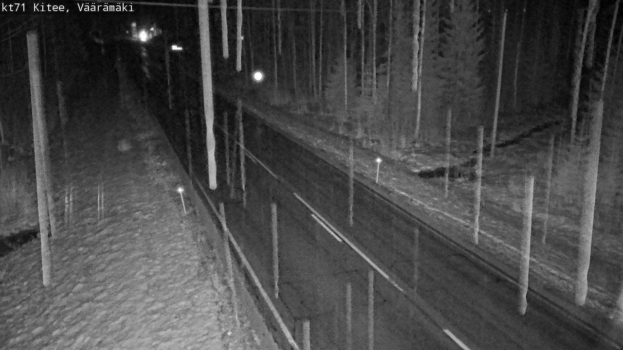 Kelikamerat Kuva Tie 71 Kitee, Väärämäki, Kitee, Pohjois-Karjala