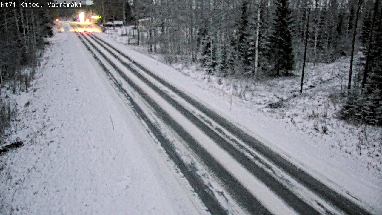 Weather Camera Image Väg 71 Väärämäki, Kitee, Pohjois-Karjala