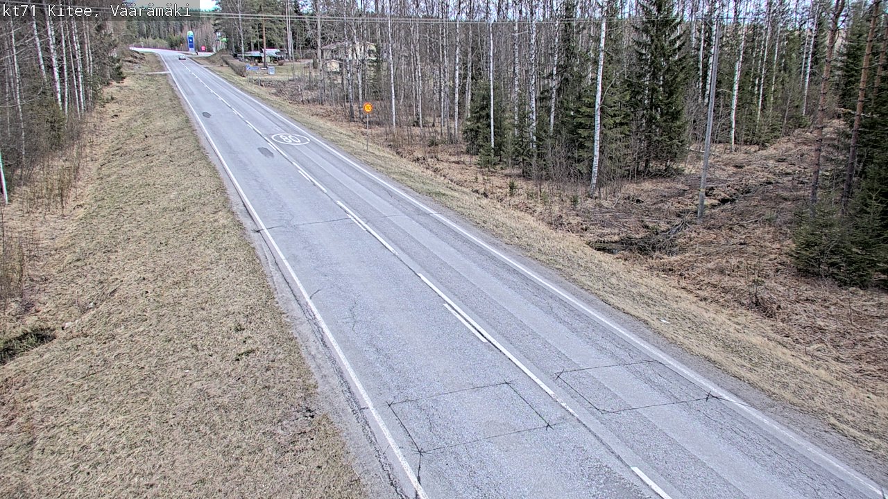Kelikamerat Kuva Tie 71 Kitee, Väärämäki, Kitee, Pohjois-Karjala
