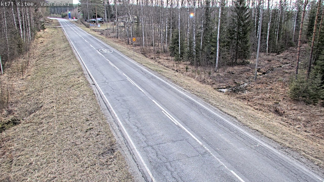 Kelikamerat Kuva Tie 71 Kitee, Väärämäki, Kitee, Pohjois-Karjala