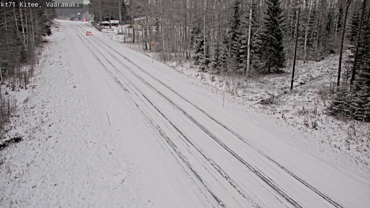 Weather Camera Image Väg 71 Väärämäki, Kitee, Pohjois-Karjala