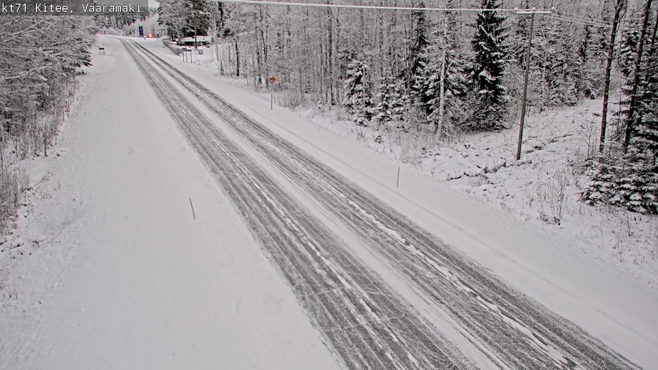 Kelikamerat Kuva Tie 71 Kitee, Väärämäki, Kitee, Pohjois-Karjala