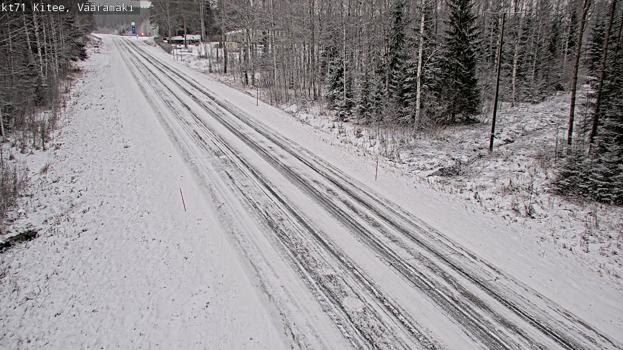 Weather Camera Image Väg 71 Väärämäki, Kitee, Pohjois-Karjala