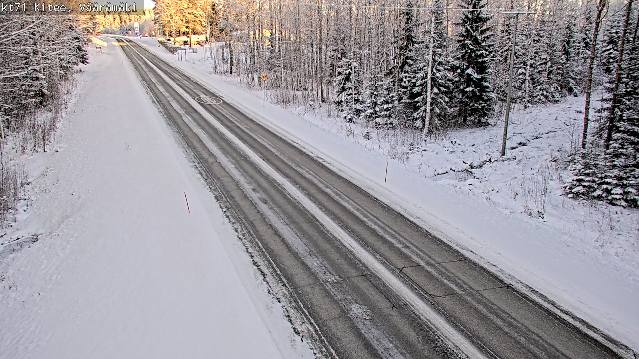 Kelikamerat Kuva Tie 71 Kitee, Väärämäki, Kitee, Pohjois-Karjala
