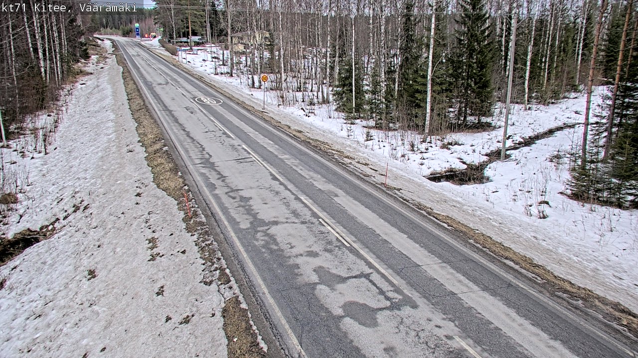 Kelikamerat Kuva Tie 71 Kitee, Väärämäki, Kitee, Pohjois-Karjala