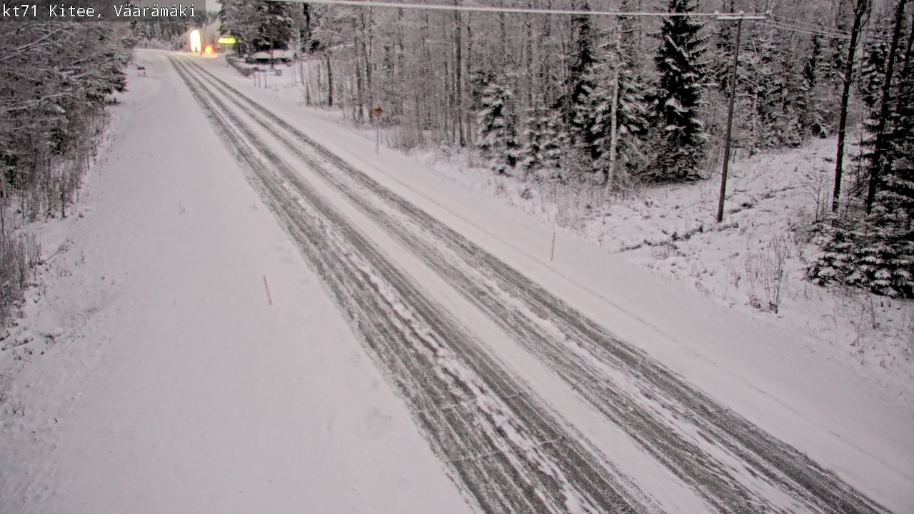 Kelikamerat Kuva Tie 71 Kitee, Väärämäki, Kitee, Pohjois-Karjala