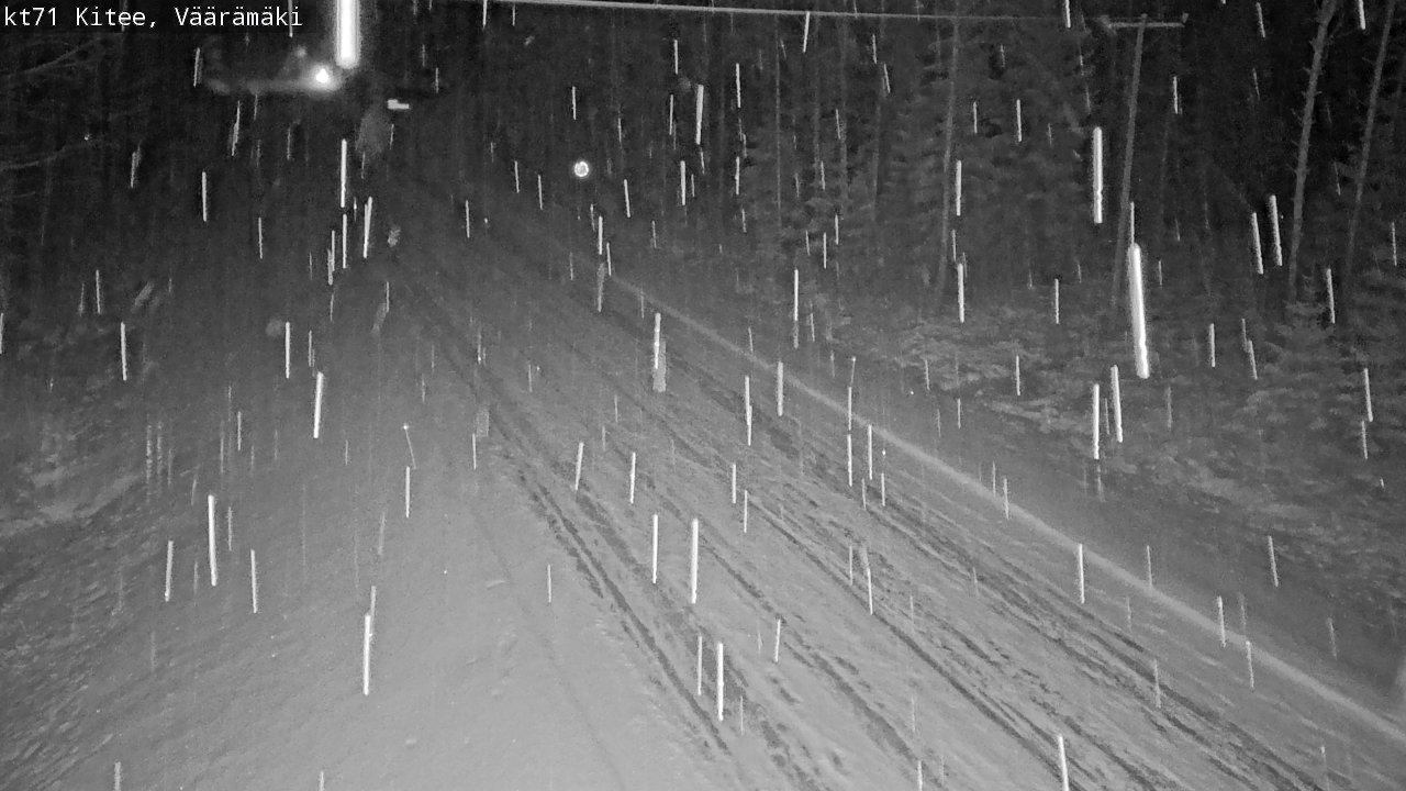 Kelikamerat Kuva Tie 71 Kitee, Väärämäki, Kitee, Pohjois-Karjala