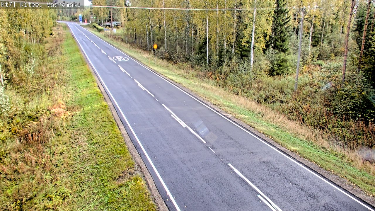 Kelikamerat Kuva Tie 71 Kitee, Väärämäki, Kitee, Pohjois-Karjala