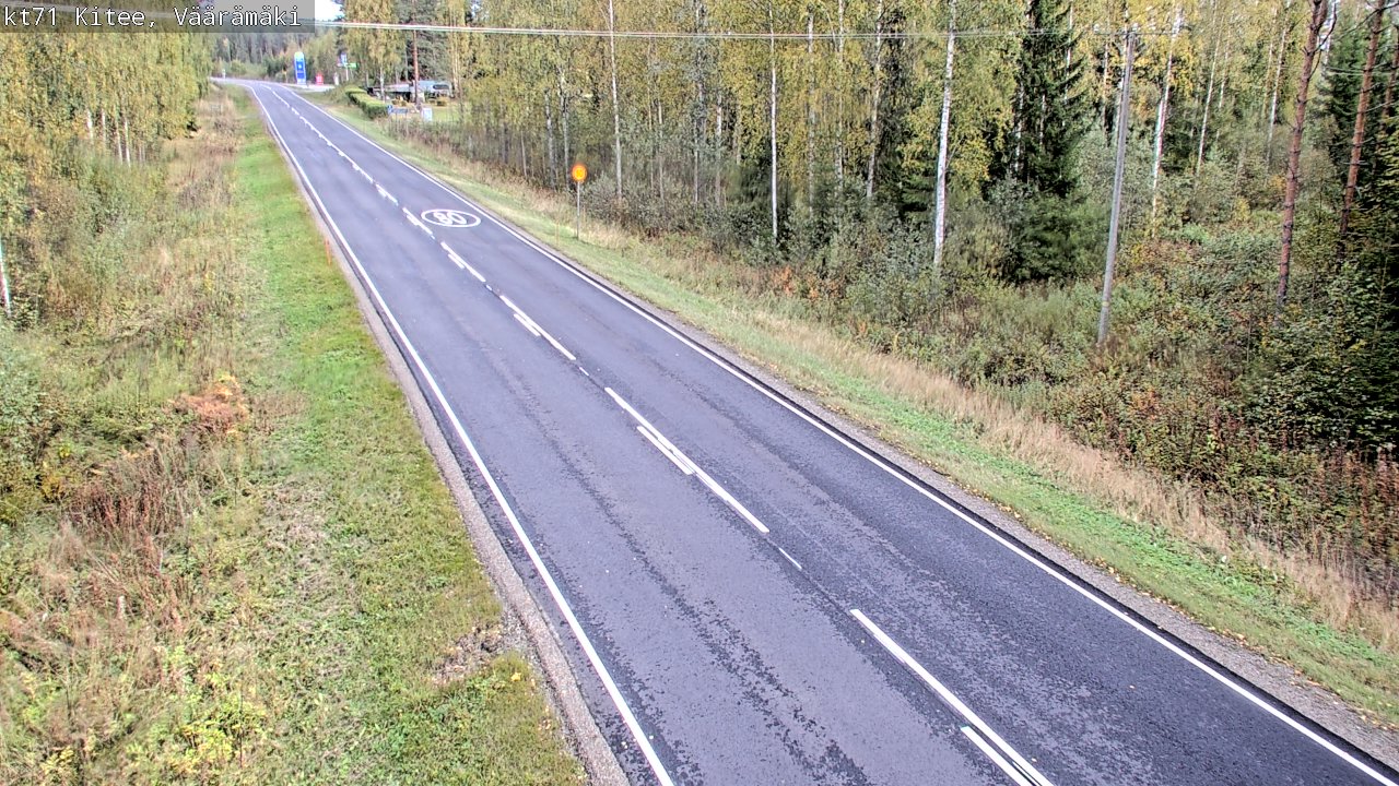 Kelikamerat Kuva Tie 71 Kitee, Väärämäki, Kitee, Pohjois-Karjala
