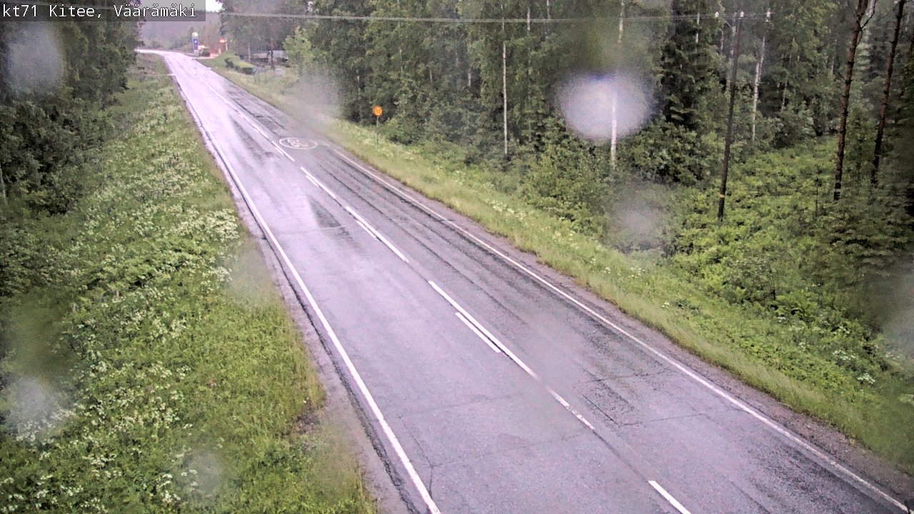 Kelikamerat Kuva Tie 71 Kitee, Väärämäki, Kitee, Pohjois-Karjala