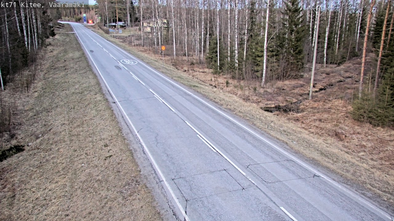 Kelikamerat Kuva Tie 71 Kitee, Väärämäki, Kitee, Pohjois-Karjala