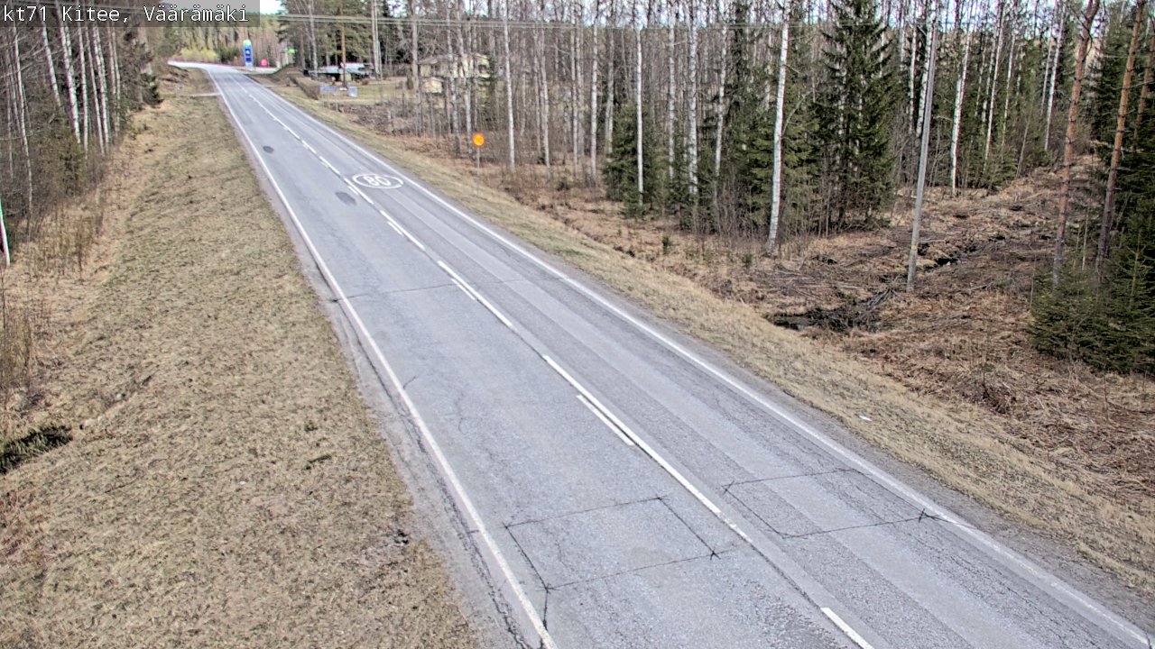 Kelikamerat Kuva Tie 71 Kitee, Väärämäki, Kitee, Pohjois-Karjala