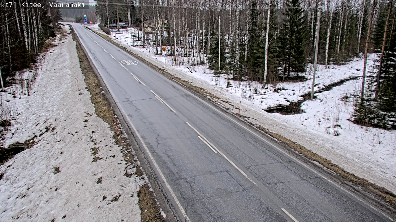 Kelikamerat Kuva Tie 71 Kitee, Väärämäki, Kitee, Pohjois-Karjala