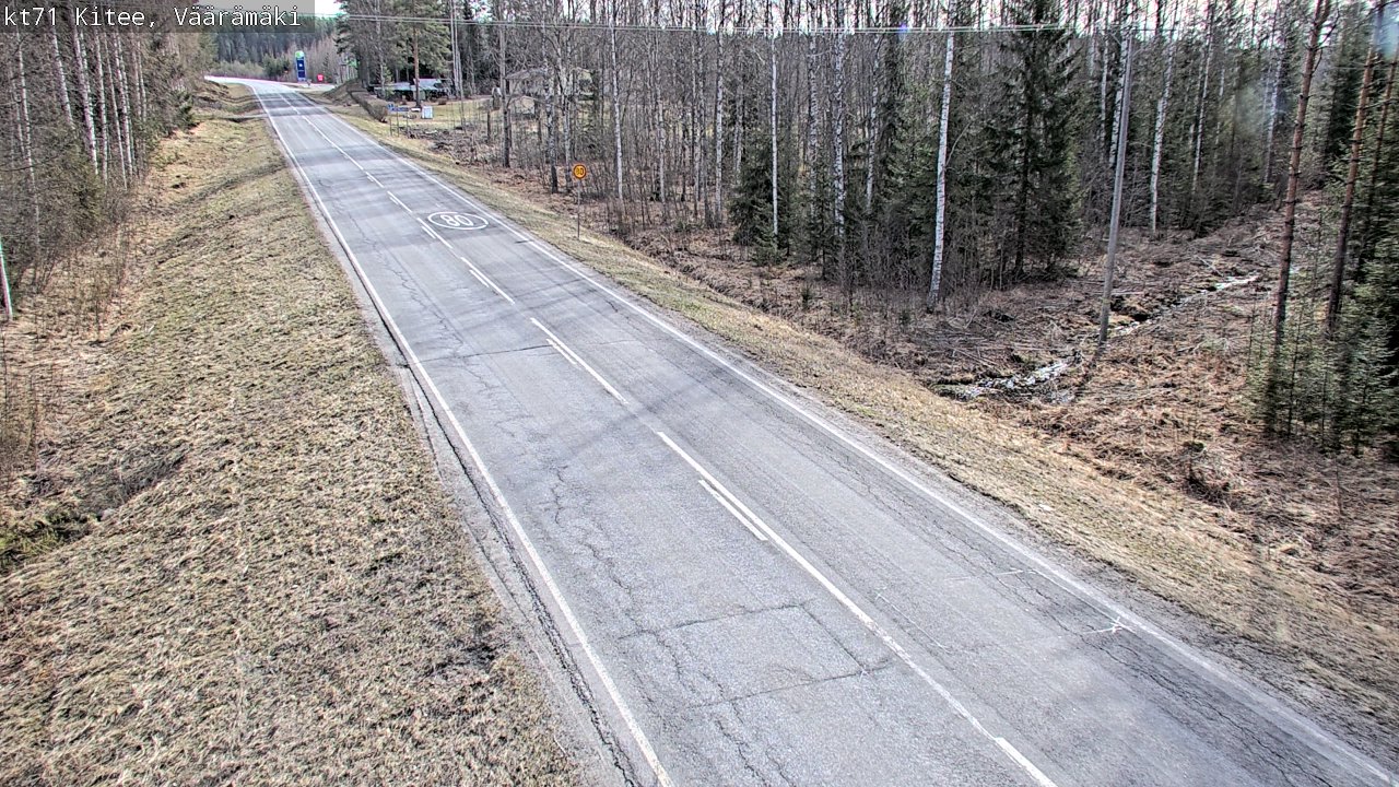 Kelikamerat Kuva Tie 71 Kitee, Väärämäki, Kitee, Pohjois-Karjala