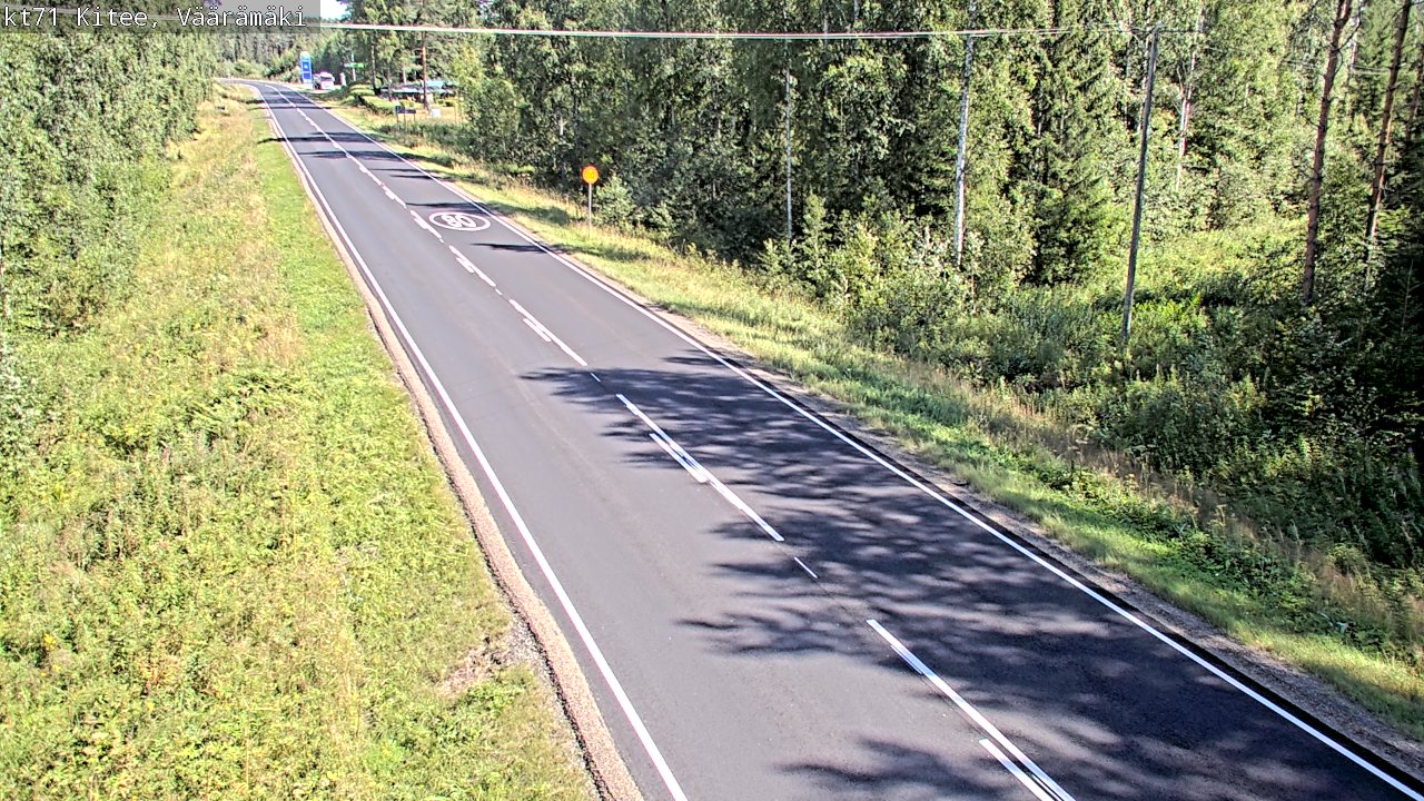 Kelikamerat Kuva Tie 71 Kitee, Väärämäki, Kitee, Pohjois-Karjala