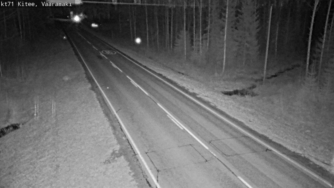 Weather Camera Image Väg 71 Väärämäki, Kitee, Pohjois-Karjala