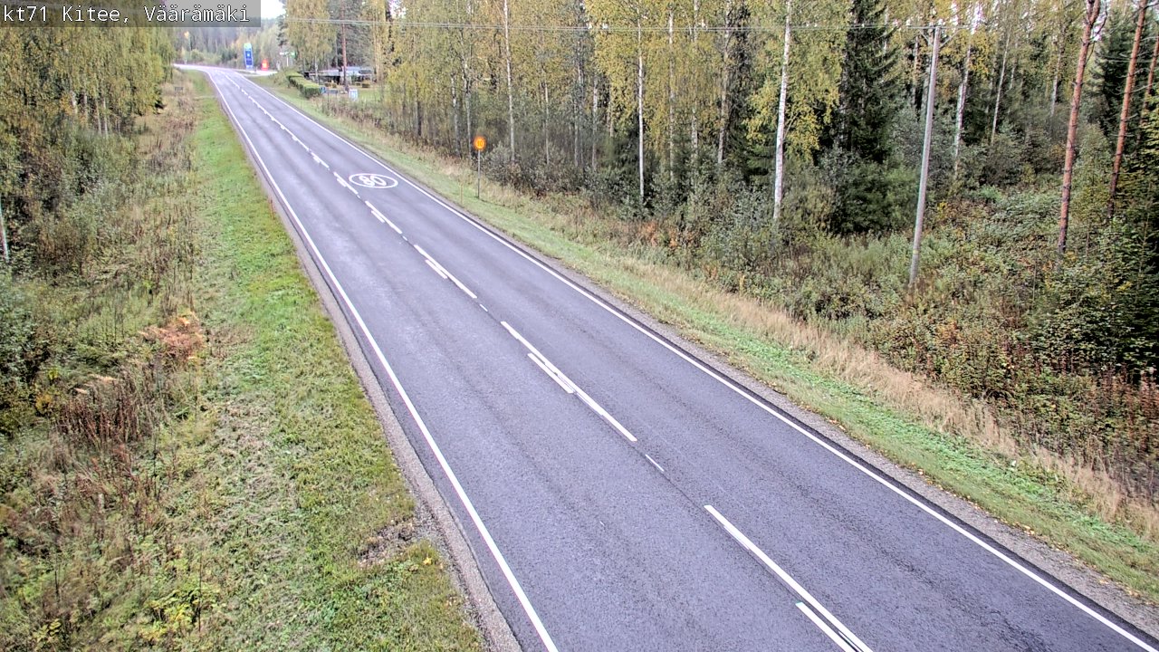 Kelikamerat Kuva Tie 71 Kitee, Väärämäki, Kitee, Pohjois-Karjala