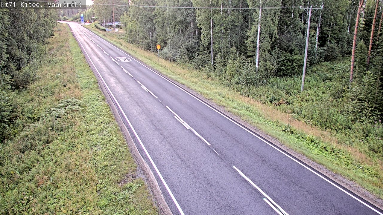 Kelikamerat Kuva Tie 71 Kitee, Väärämäki, Kitee, Pohjois-Karjala