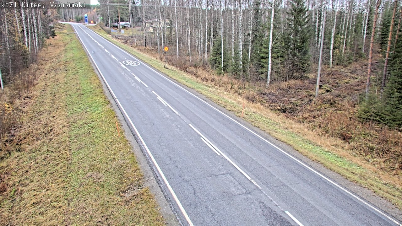 Kelikamerat Kuva Tie 71 Kitee, Väärämäki, Kitee, Pohjois-Karjala