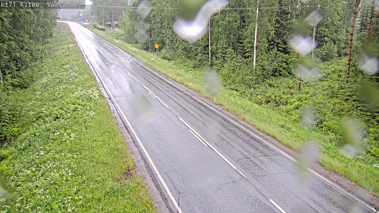 Kelikamerat Kuva Tie 71 Kitee, Väärämäki, Kitee, Pohjois-Karjala