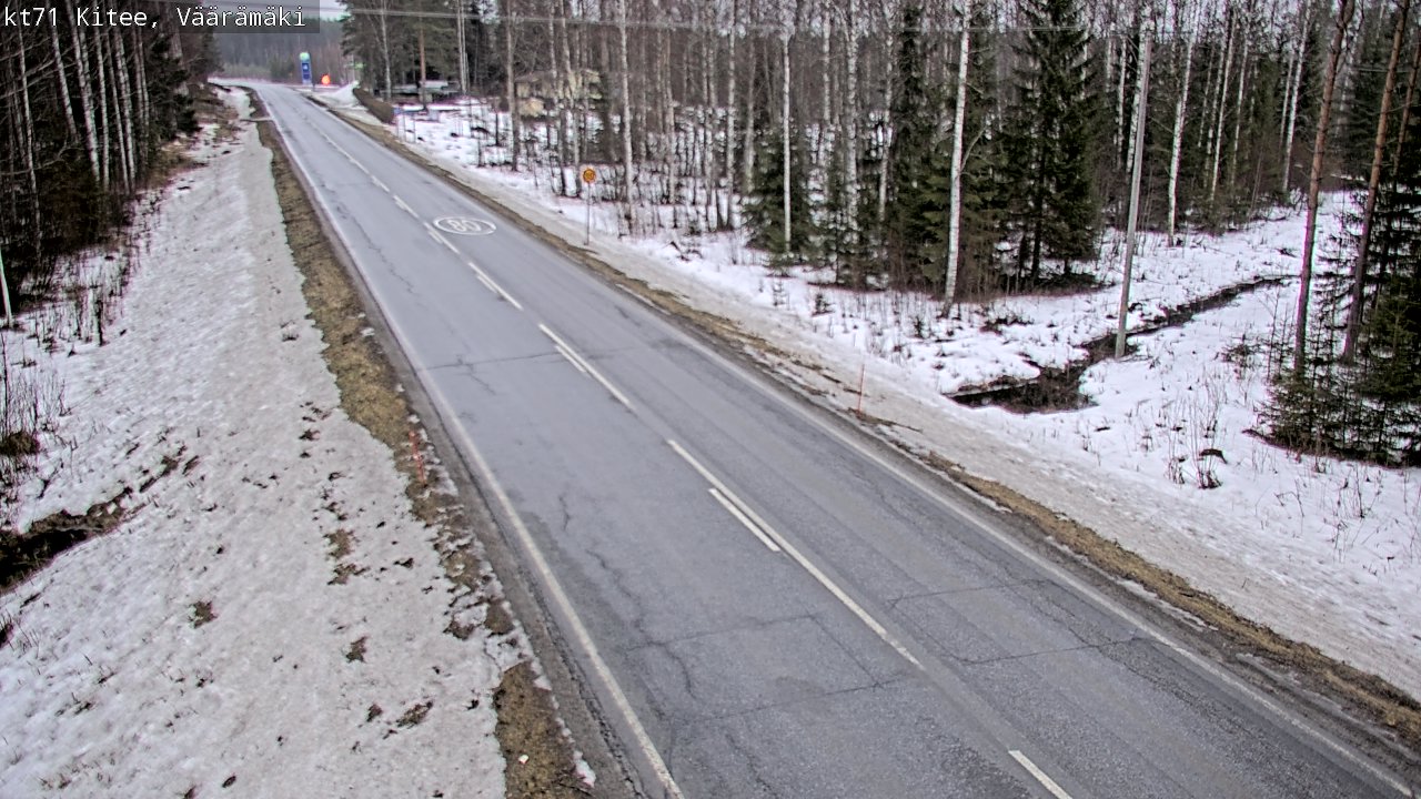 Kelikamerat Kuva Tie 71 Kitee, Väärämäki, Kitee, Pohjois-Karjala